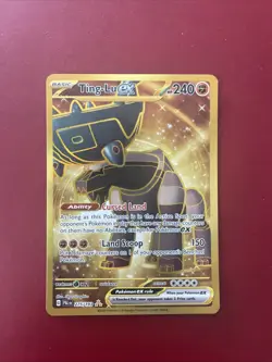 Ting-Lu ex 275/193 Gold Hyper Rare Paldea Evolved Pokemon Card TCG - Image 1