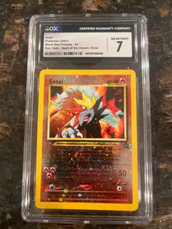Pokemon TCG Entei Wizards Black Star Promos 34 Holo Promo Promo - Image 1