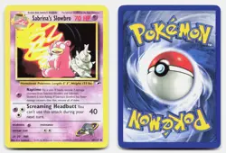 Sabrina's Slowbro 60/132 Uncommon Gym Heroes Pokemon Unlimited MP/HP - Image 3