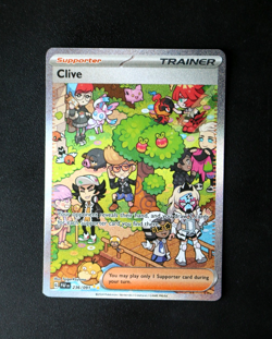 Pokemon Card - Clive 236/091 - Paldean Fates - Special Illustration Rare - NM ⭐ - Image 1