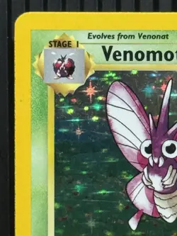 Venomoth 13/64 Jungle 1st Edition Holo Rare EN 1999 Stage 1 HP70 - Image 2