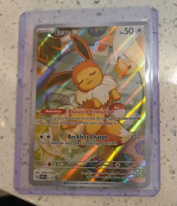 Pokemon TCG Prismatic Evolutions Eevee Scarlet & Violet Promo Card #173 (OPENED) - Image 1