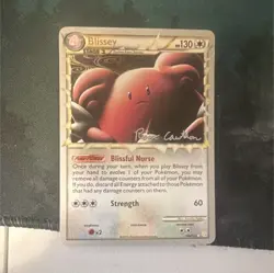 Nintendo Pokemon TCG Blissey 22/102 World Championships 2011 130 HP Signed - Image 1