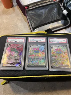 Pokemon Graded Card Lot Rayquaza Silver Tempest PSA 9. Venusaur 151 PSA 9 X2 - Image 1