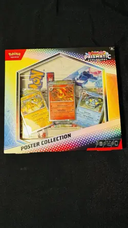 POKEMON Prismatic Evolutions Poster Collection (Includes 3 Booster Packs) Sealed - Image 1