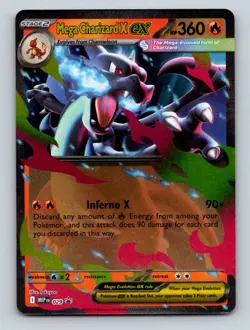 Mega Charizard X ex 029 Holo Promo ME: Mega Evolution Promo Pokemon LP - Image 1