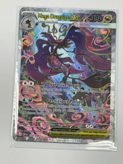 Pokemon TCG Mega Dragalge EX 118/086 Evolutions Full Art Holo EN 330HP - Image 1