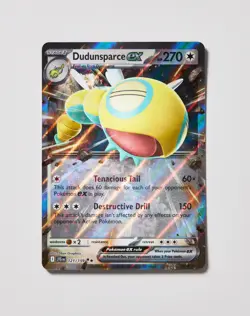 Dudunsparce ex 121/159 Double Rare Journey Together Pokemon Holo Near Mint - Image 1