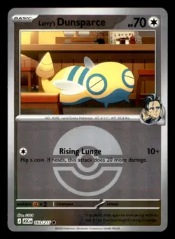 Larry's Dunsparce (Poke Ball) 163/217 Ascended Heroes Pokemon Reverse Holo NM - Image 1