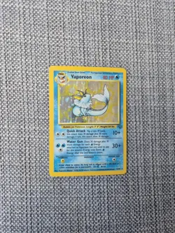 Vaporeon Jungle 12/64 Holo English Pokemon Card - Image 3