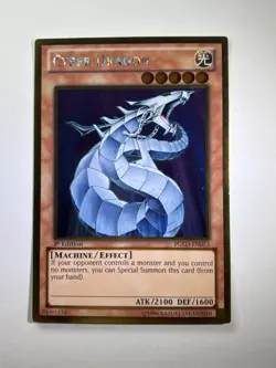 Cyber Dragon PGLD-EN053 Gold Rare 1st Edition YuGiOh Card NM - Image 1