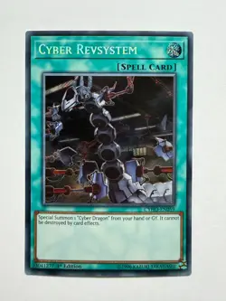 Cyber Revsystem CYHO-EN059 Secret Rare 1st Edition YuGiOh Card NM - Image 1
