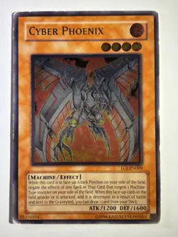 Cyber Phoenix EOJ-EN009 Ultimate Rare UNL Edition YuGiOh Card MP - Image 1