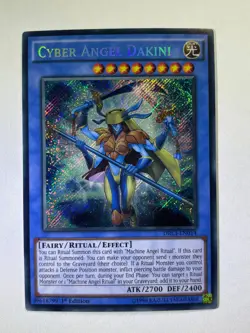Cyber Angel Dakini DRL3-EN014 Secret Rare 1st Edition YuGiOh Card NM - Image 1