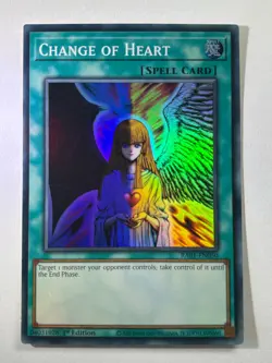 Change of Heart RA01-EN050 Super Rare 1st Edition YuGiOh Card NM - Image 1