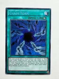 Chaos Form MVP1-ENS08 Secret Rare 1st Edition YuGiOh Card NM - Image 1