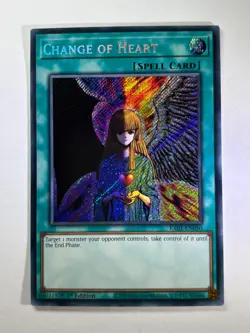 Change of Heart RA01-EN050 Secret Rare 1st Edition YuGiOh Card NM - Image 1