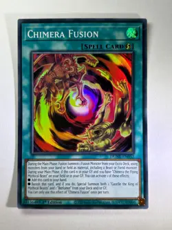 Chimera Fusion DUNE-EN052 Super Rare 1st Edition YuGiOh Card NM - Image 1