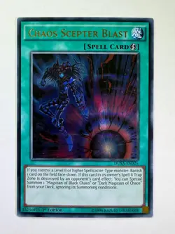 Chaos Scepter Blast DUSA-EN025 Ultra Rare 1st Edition YuGiOh Card NM - Image 1