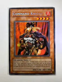 Command Knight CT1-EN003 Secret Rare Limited Edition YuGiOh Card LP - Image 1
