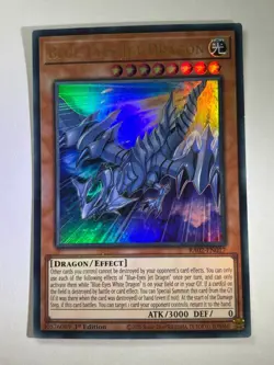 Blue-Eyes Jet Dragon RA02-EN017 Ultra Rare 1st Edition YuGiOh Card NM - Image 1