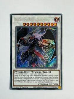 Blackwing Full Armor Master LDS2-EN044 Secret Rare 1st Edition YuGiOh Card NM - Image 1