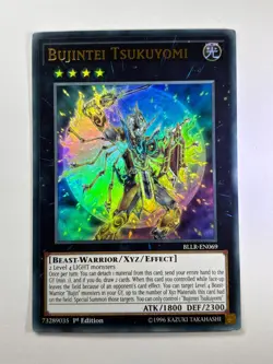 Bujintei Tsukuyomi BLLR-EN069 Ultra Rare 1st Edition YuGiOh Card NM - Image 1
