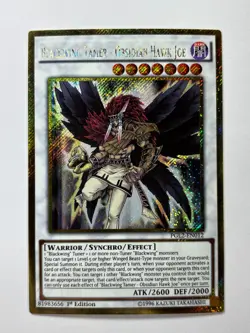 Blackwing Tamer - Obsidian Hawk Joe PGL2-EN012 Gold Secret 1st Ed YuGiOh Card NM - Image 1