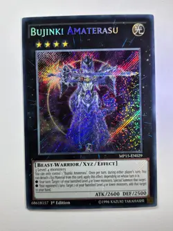 Bujinki Amaterasu MP15-EN029 Secret Rare 1st Edition YuGiOh Card LP - Image 1