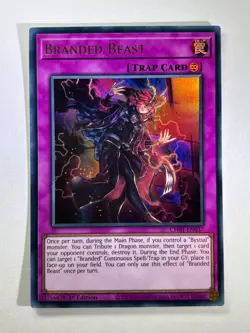 Branded Beast CH01-EN037 Ultra Rare 1st Edition YuGiOh Card NM - Image 1