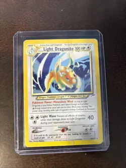 Pokemon Neo Destiny Light Dragonite Holo Rare Card 14/105 - Image 1