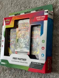 Pokemon TCG First Partner Illustration Collection Series 1 Box 3 Promo Cards - Image 5