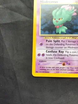 Pokemon Cards: Wizards Black Star Promo: Misdreavus 39 - Image 5
