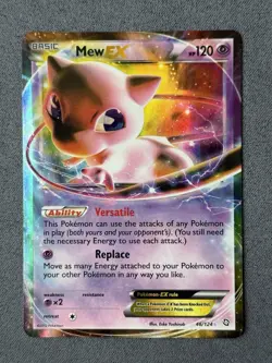 Pokemon 2012 TCG Mew EX Ultra Rare Holo Card 46/124 Dragons Exalted - Image 1