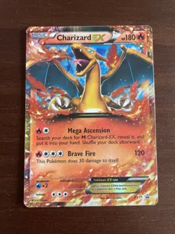 Charizard EX XY17 - Pokemon XY Promo Ultra Rare Card - DMG - Image 1