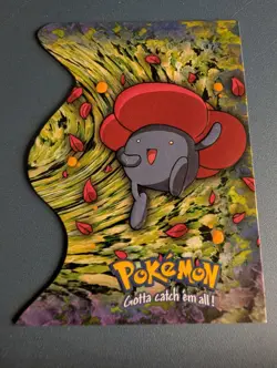 2000 Topps Pokemon TV Animation Die-Cut Embossed Card (Vileplume #EV6). - Image 1