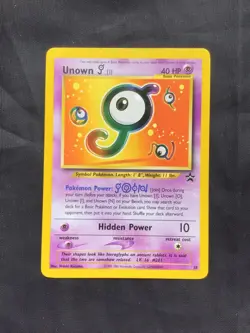 Pokemon Cards: Wizards Black Star Promo: Unown J 38 - Image 1