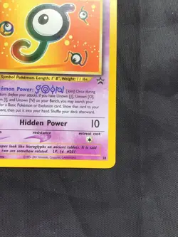 Pokemon Cards: Wizards Black Star Promo: Unown J 38 - Image 4