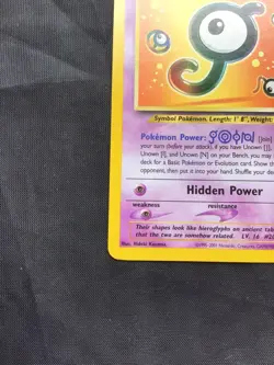 Pokemon Cards: Wizards Black Star Promo: Unown J 38 - Image 5