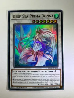Deep Sea Prima Donna ETCO-EN042 Ultra Rare 1st Edition YuGiOh Card NM - Image 1