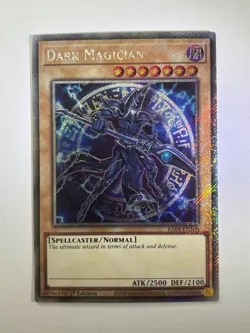 Dark Magician RA04-EN106 Platinum Secret Rare 1st Edition YuGiOh Card NM - Image 1