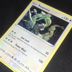 Pokemon TCG Rayquaza SWSH029 Black Star Promo Cosmos Holo Card - Image 1