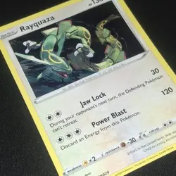Pokemon TCG Rayquaza SWSH029 Black Star Promo Cosmos Holo Card - Image 3