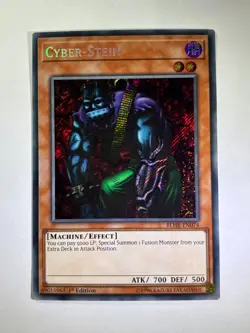 Cyber-Stein BLHR-EN074 Secret Rare 1st Edition YuGiOh Card NM - Image 1