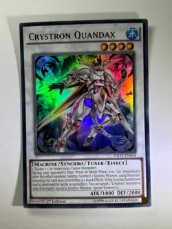 Crystron Quandax INOV-EN044 Ultra Rare 1st Edition YuGiOh Card NM - Image 1