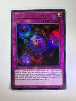Crush Card Virus LCKC-EN046 Ultra Rare 1st Edition YuGiOh Card NM - Image 1