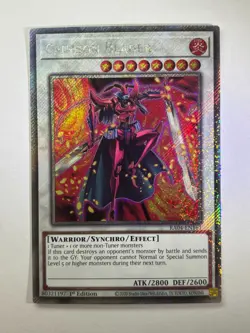 Crimson Blader RA04-EN161 Platinum Secret Rare 1st Edition YuGiOh Card NM - Image 1