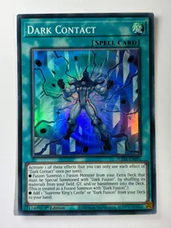 Dark Contact SUDA-EN051 Super Rare 1st Edition YuGiOh Card - Image 1