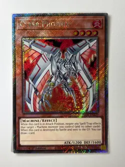 Cyber Phoenix RA04-EN129 Platinum Secret Rare 1st Edition YuGiOh Card - Image 1