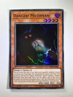 Danger! Mothman! SOFU-EN084 Super Rare 1st Edition YuGiOh Card NM - Image 1